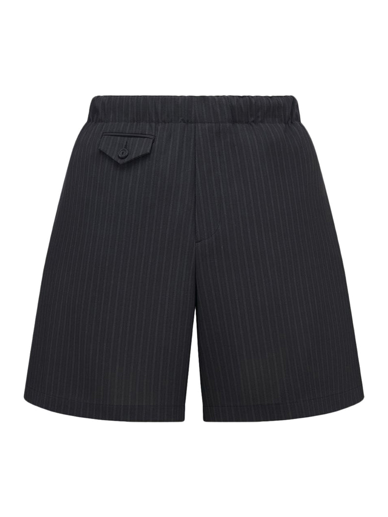Bermuda shorts with elasticated waist