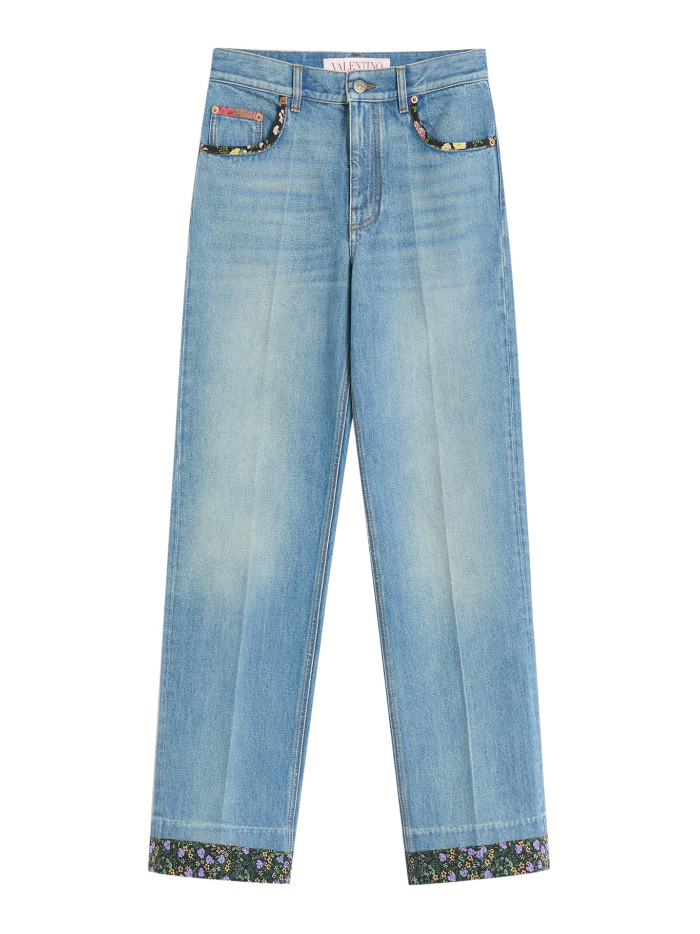 DENIM TROUSERS