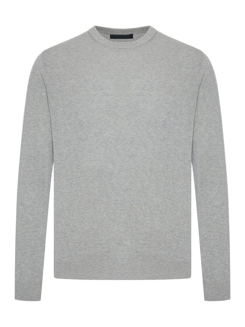 CREWNECK COTTON SWEATER