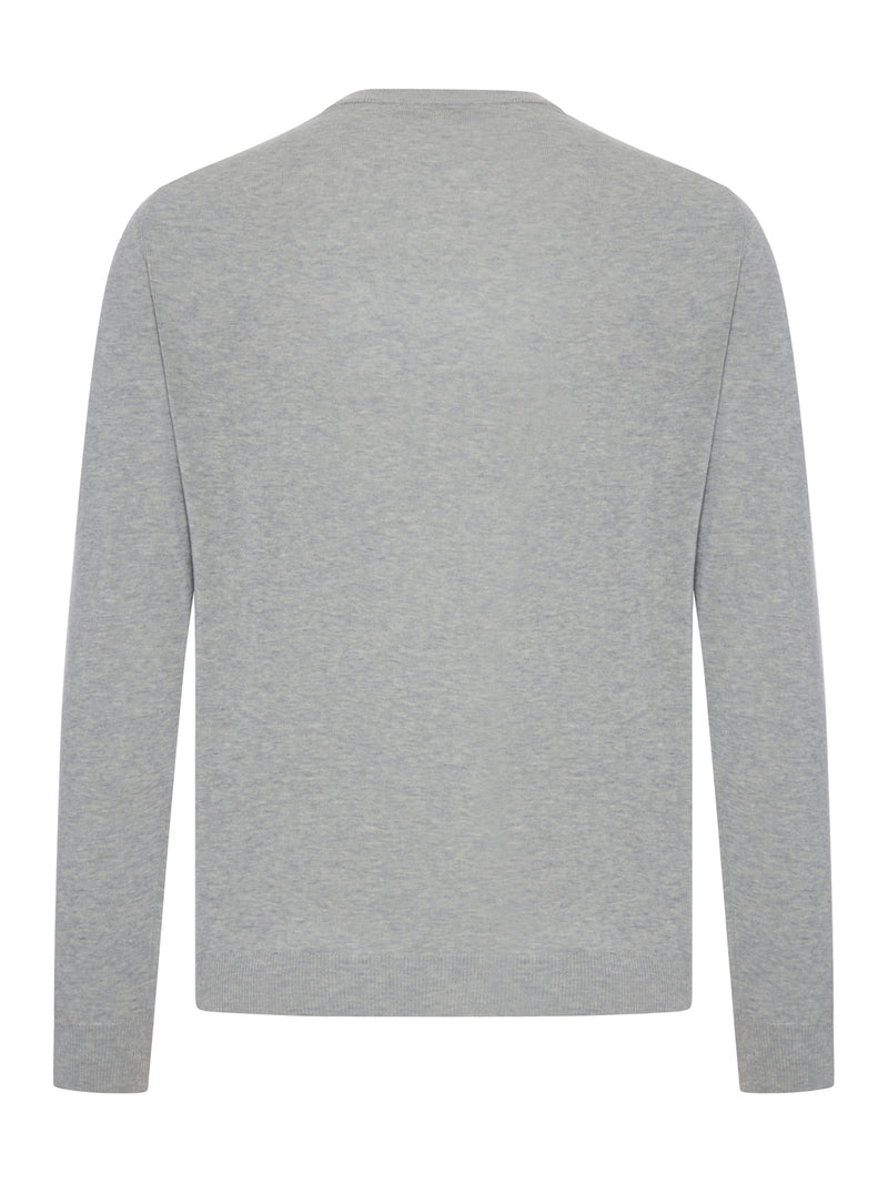 CREWNECK COTTON SWEATER