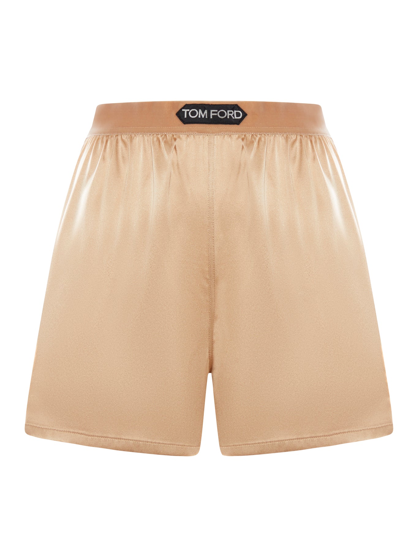 SHORTS IN STRETCH SILK SATIN