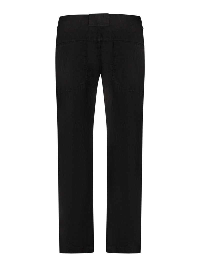 REGULAR LINEN TROUSERS