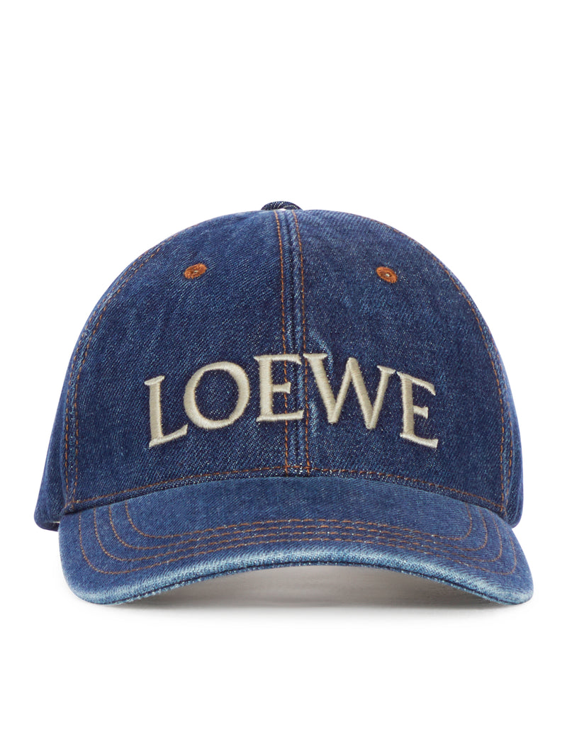 LOEWE CAP IN DENIM