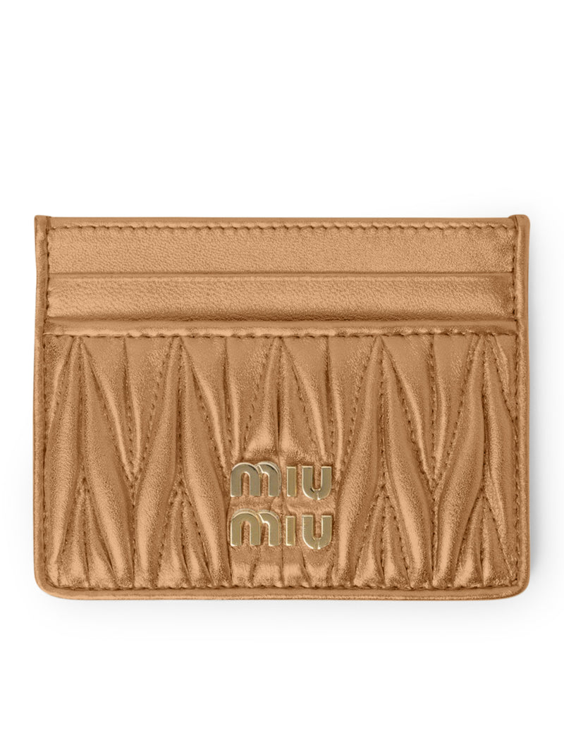 NAPPA MATELASSE CARD HOLDER`