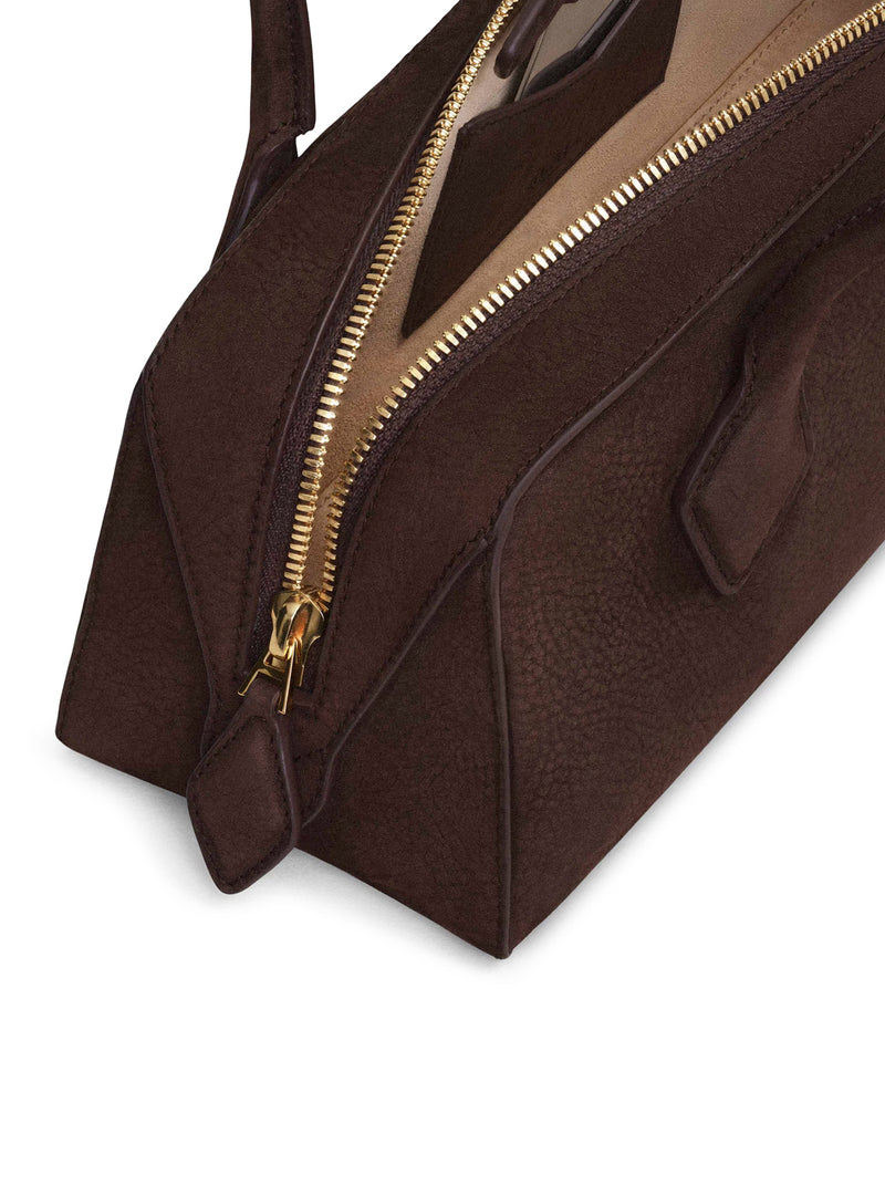 LE TECKEL MEDIUM BAG IN NUBUCK CALFSKIN