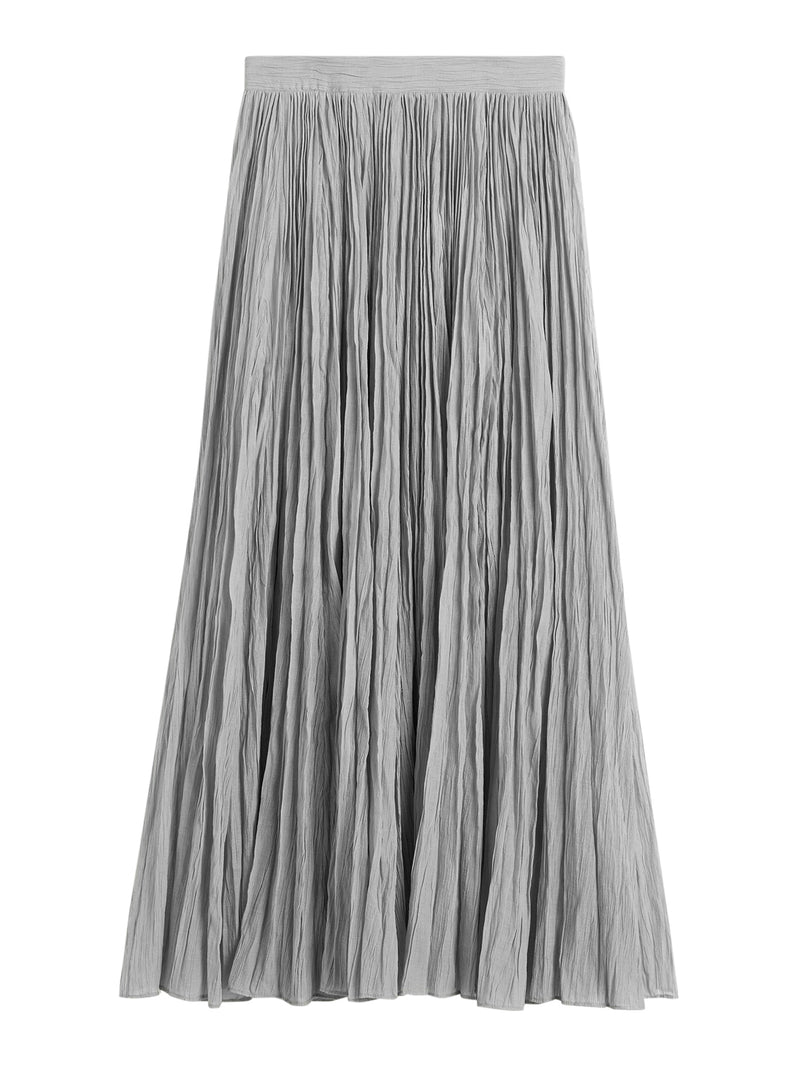 CRINKLED PLISSÉ SKIRT