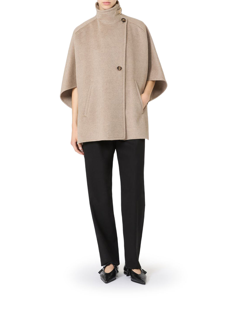 LIGHTWEIGHT CASHMERE DRAP CAPE