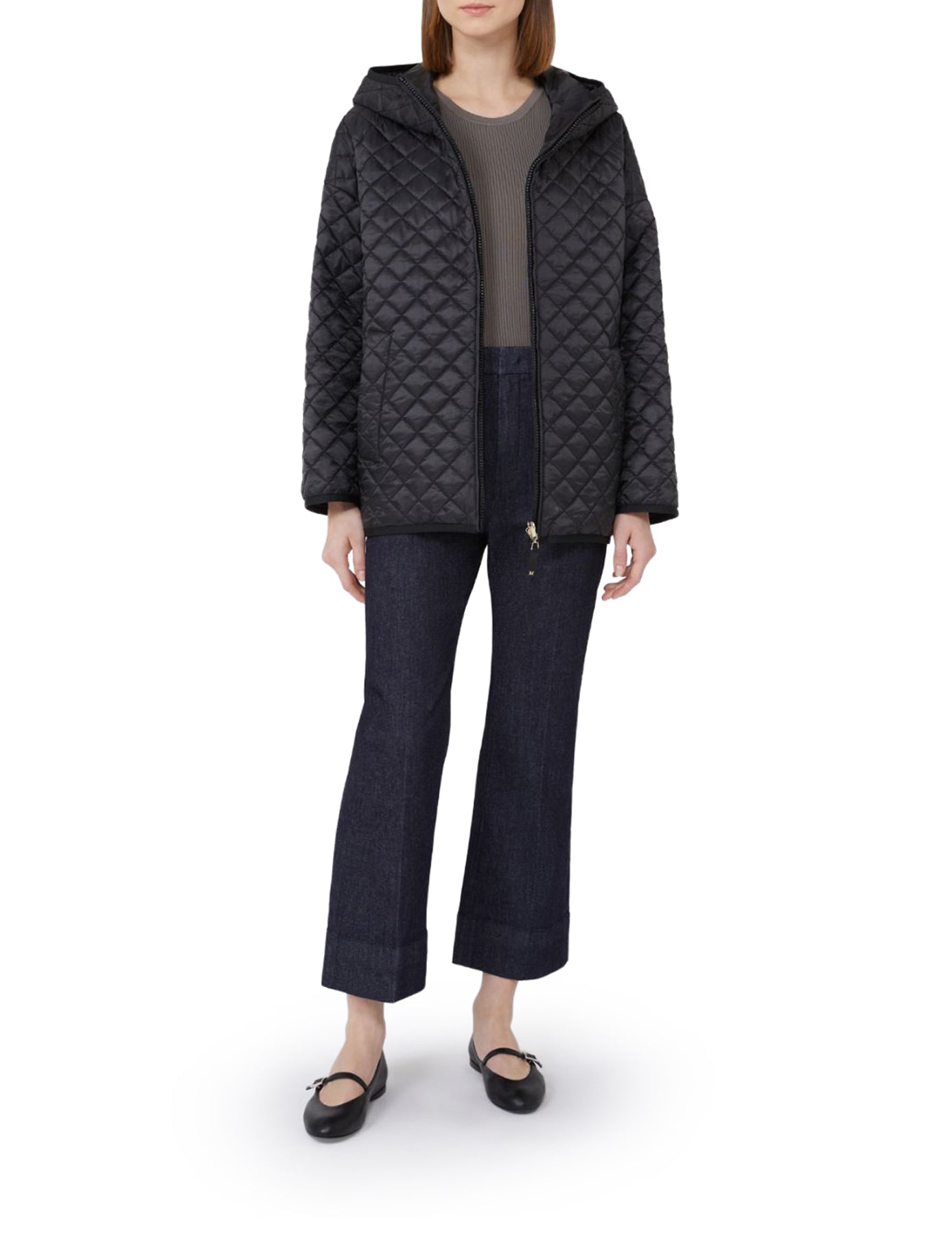 REVERSIBLE PADDED JACKET IN ANTI-DROP CANVAS