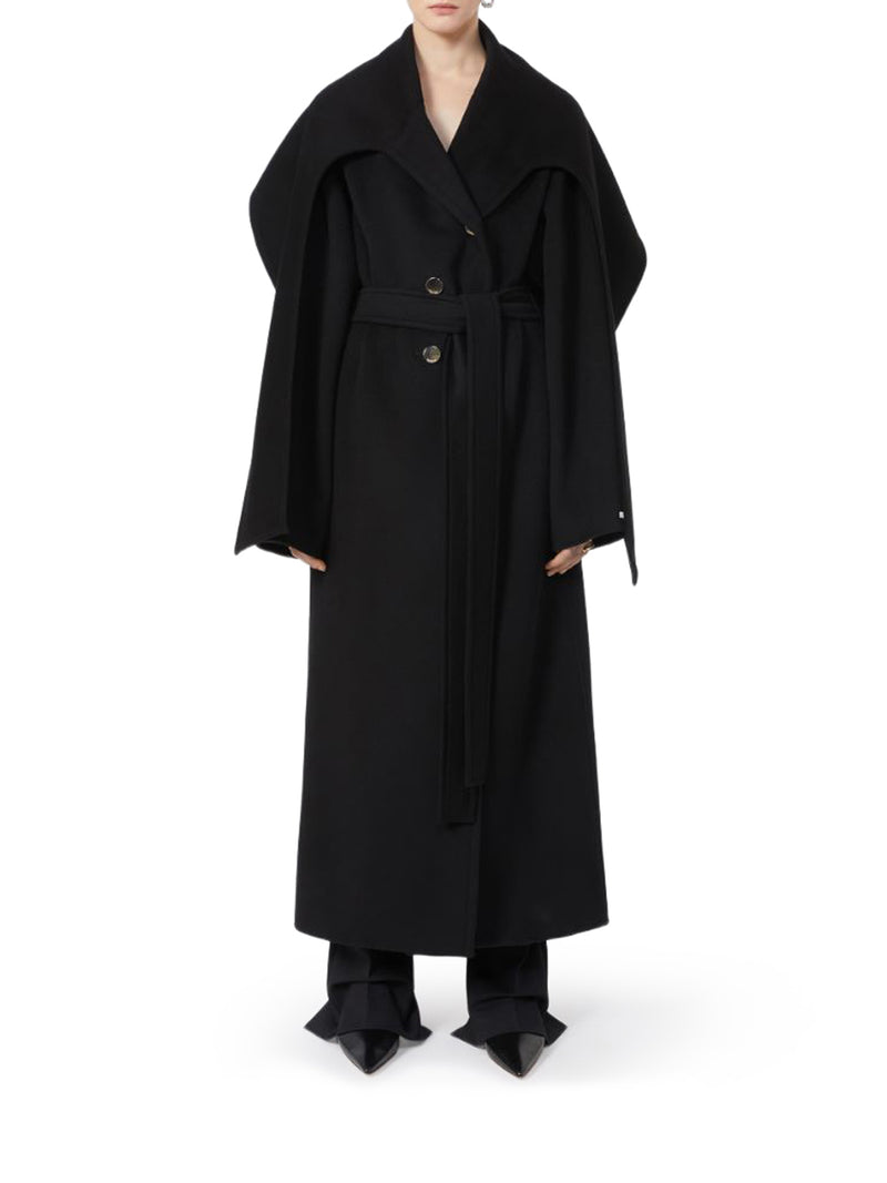 COAT WITH SCARF COLLAR