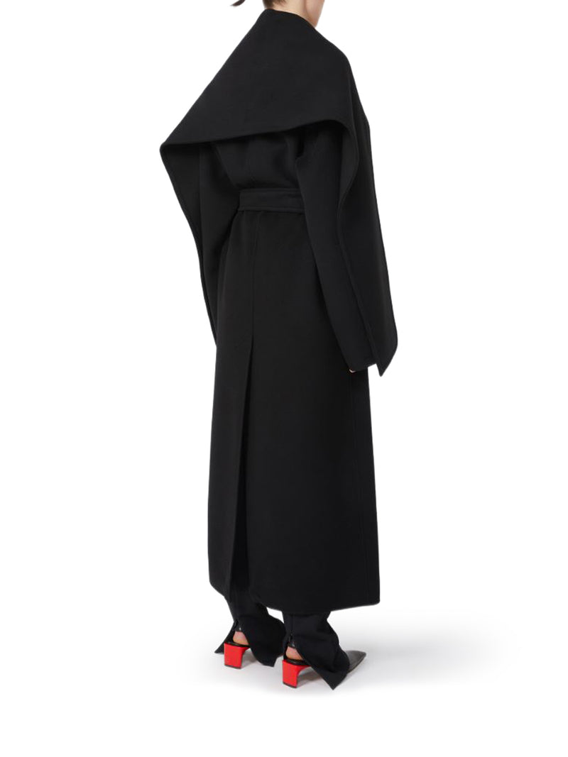 COAT WITH SCARF COLLAR