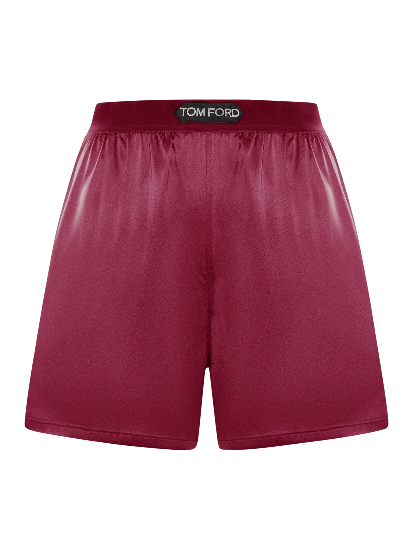 SHORTS IN STRETCH SILK SATIN