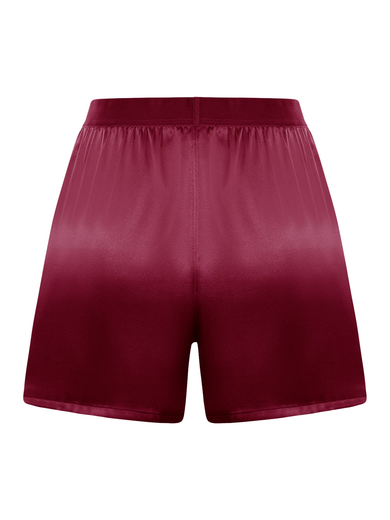 SHORTS IN STRETCH SILK SATIN