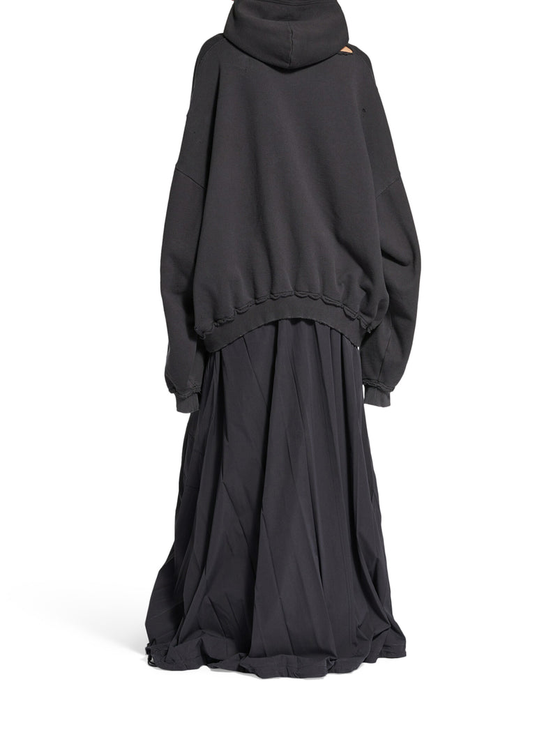 ZIP HOODIE BLACKLETTER SCRIPT LARGE FIT