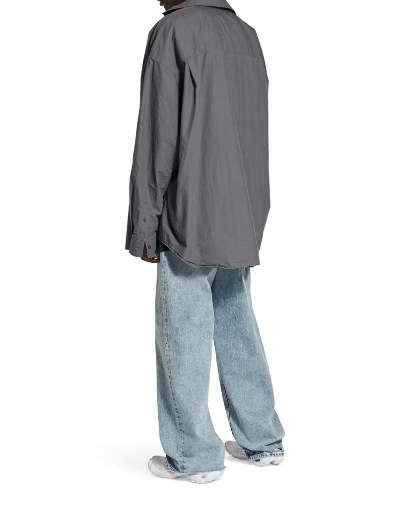 LAYERED POPLIN T-SHIRT