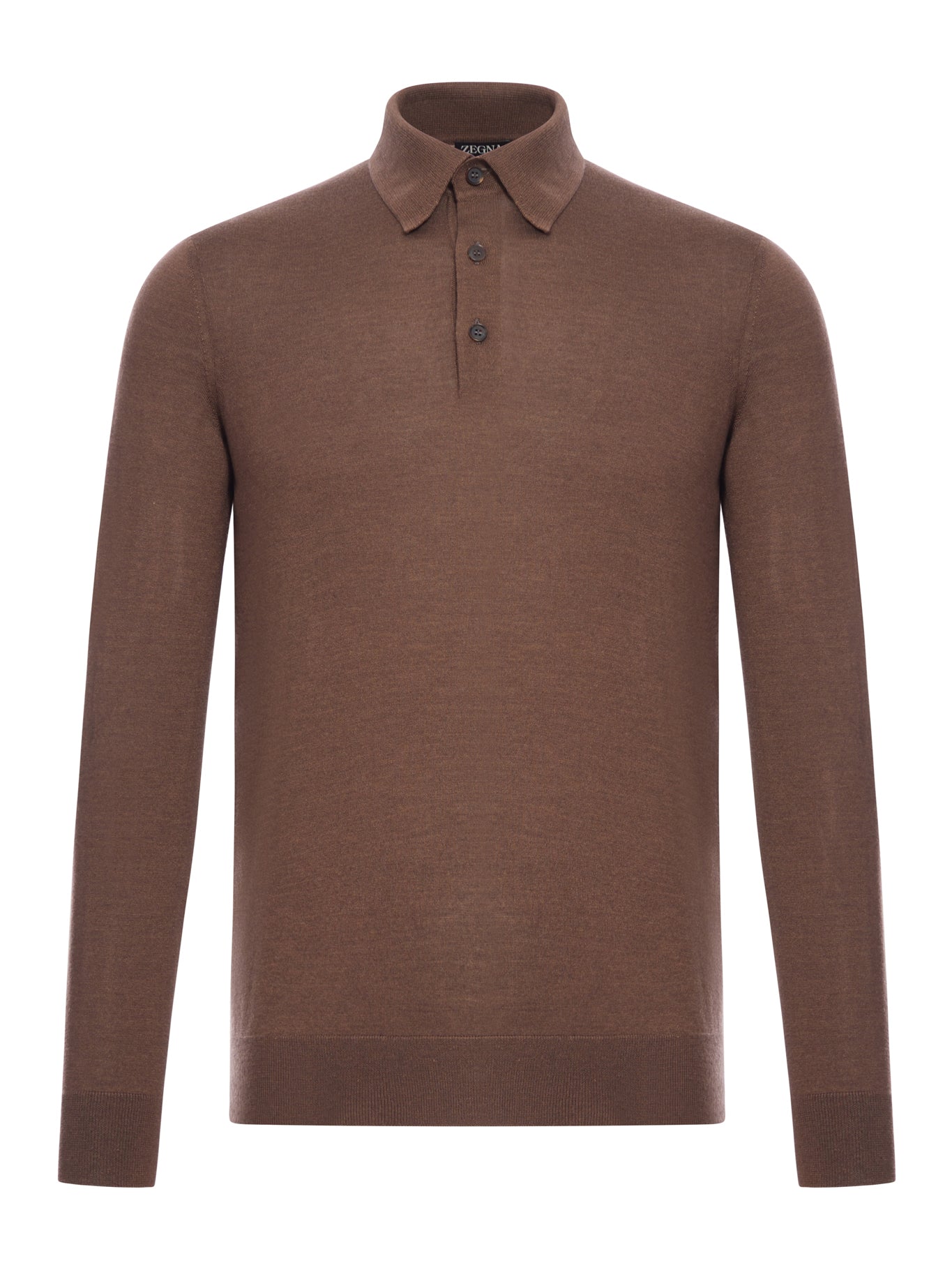 CASHMERE AND SILK BLEND POLO SHIRT