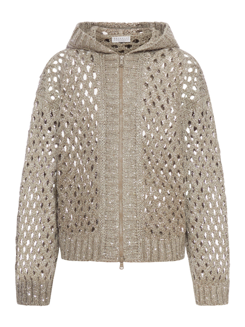 PERFORATED CARDIGAN