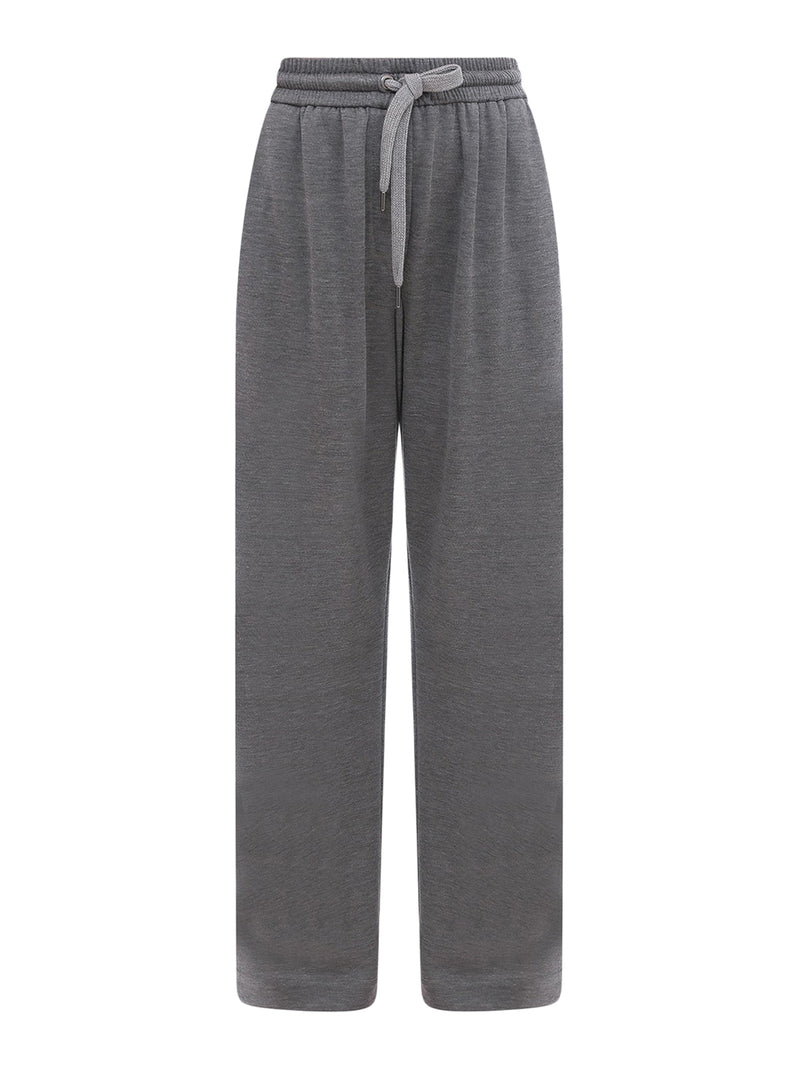 COMFORT JOGGERS IN COTTON AND SILK