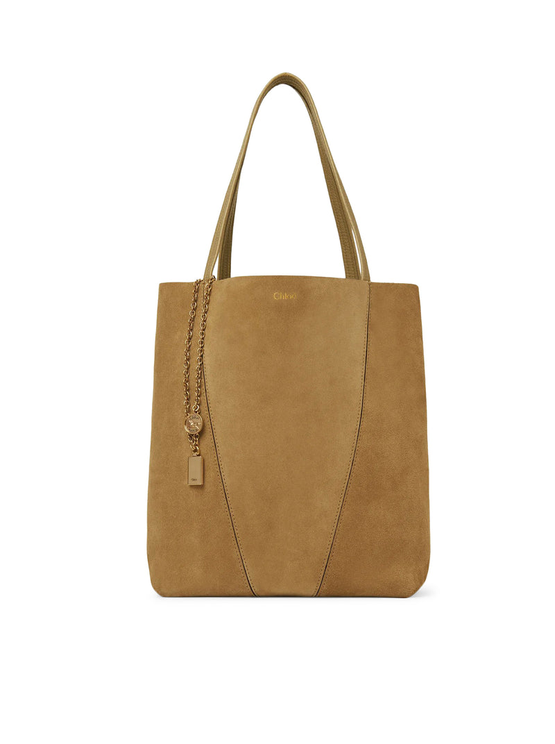SPIN SUEDE TOTE BAG