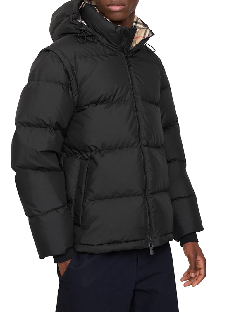 DOWN JACKET WITH DETACHABLE SLEEVES