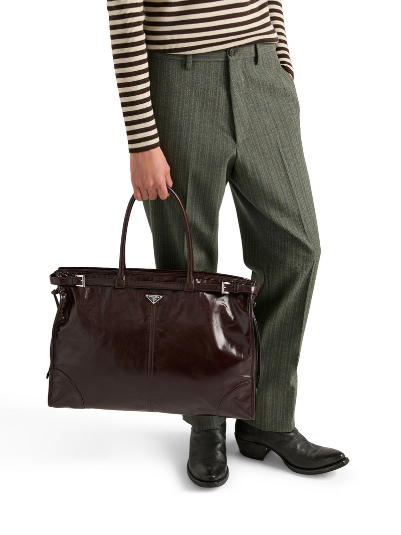 BONNIE LEATHER SHOPPING BAG