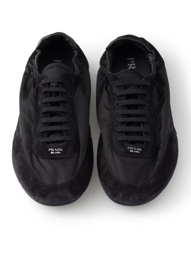 COLLAPSE SNEAKERS IN RE-NYLON AND SUEDE