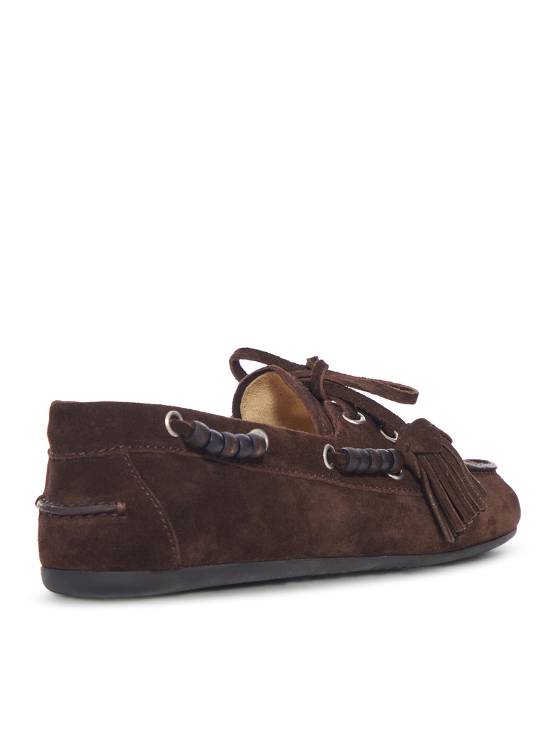 SUEDE LOAFERS