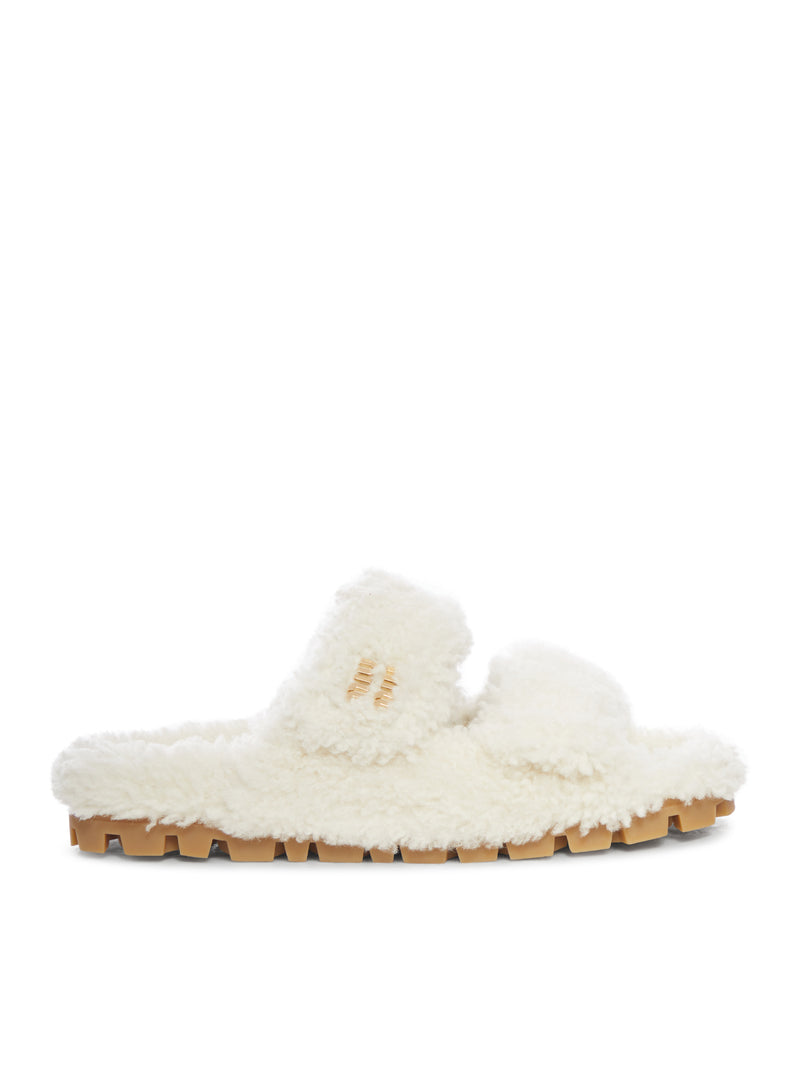 SHEARLING SANDALS