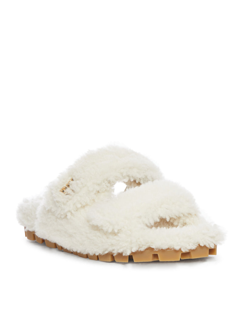 SHEARLING SANDALS
