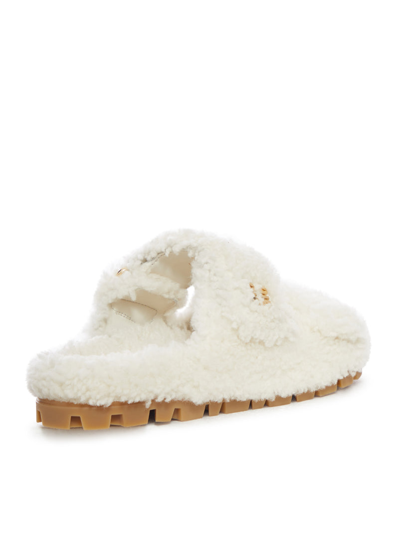 SHEARLING SANDALS