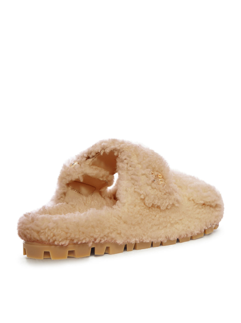 SHEARLING SANDALS