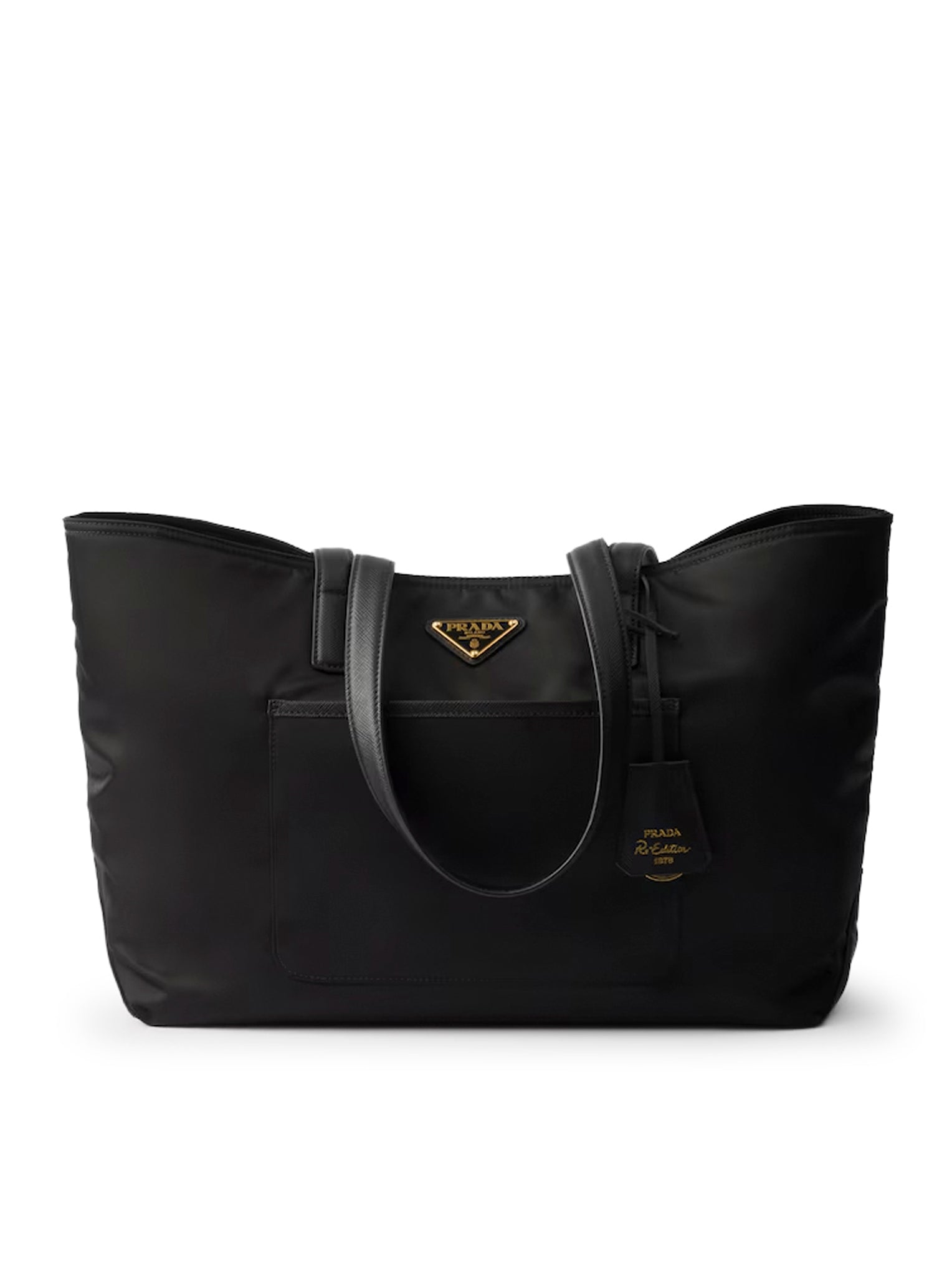 RE-EDITION 1978 MEDIUM SHOPPING BAG IN RE-NYLON AND SAFFIANO