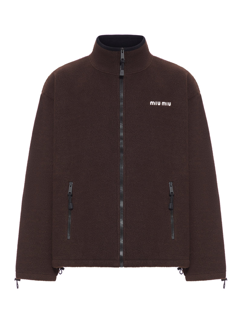 HIGH NECK FLEECE JACKET