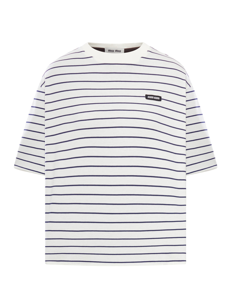 STRIPED JERSEY T-SHIRT