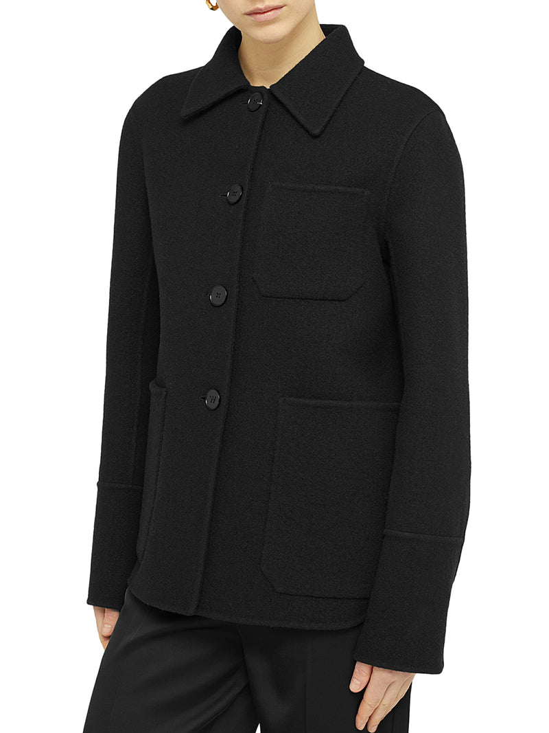 WOOL SHIRT-JACKET