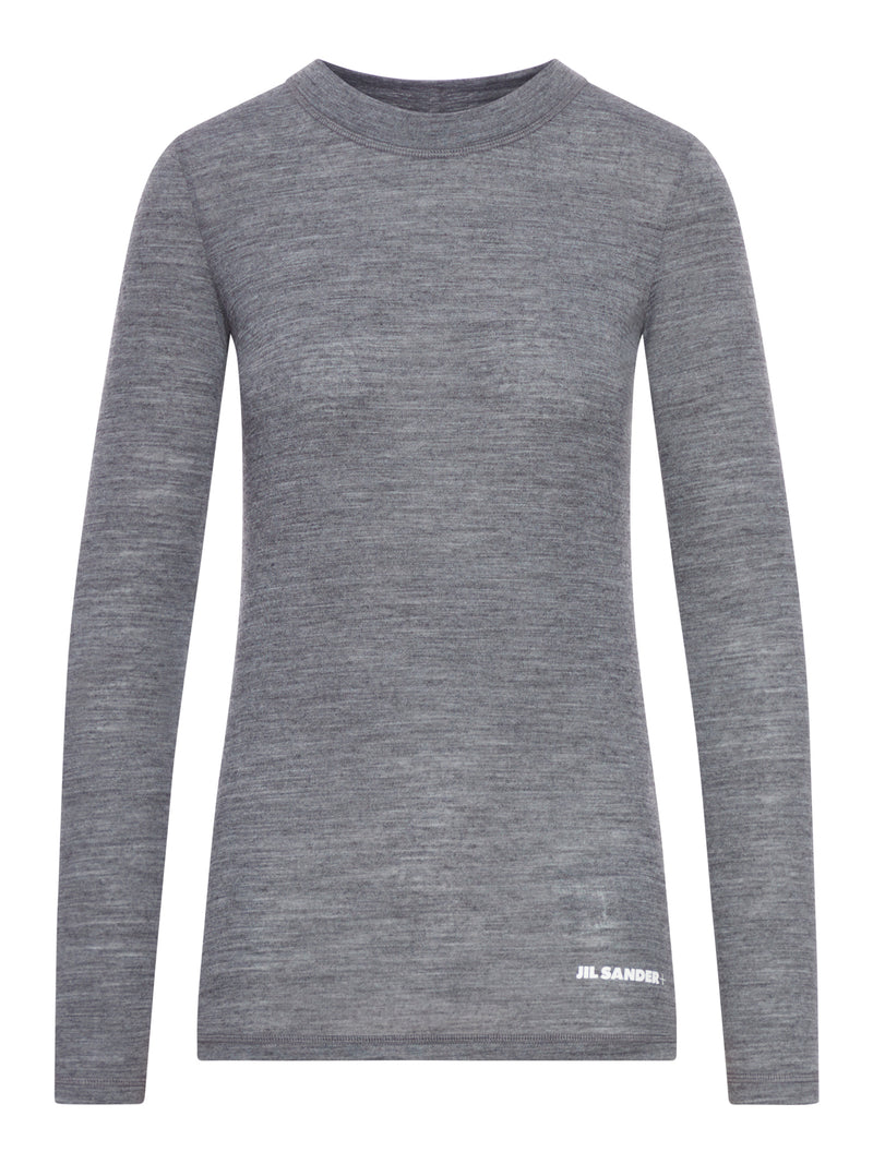 LONG-SLEEVED T-SHIRT WITH PRINTED LOGO