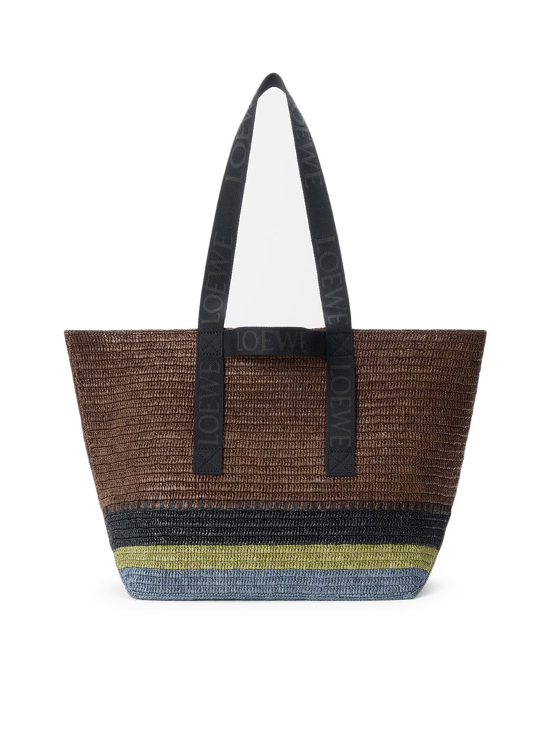 RAFFIA FOLD SHOPPER