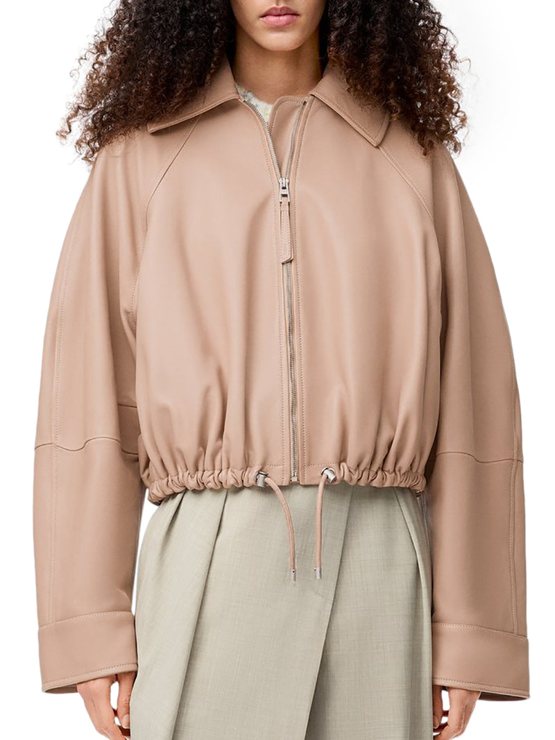 BALLOON JACKET IN NAPPA LAMBSKIN