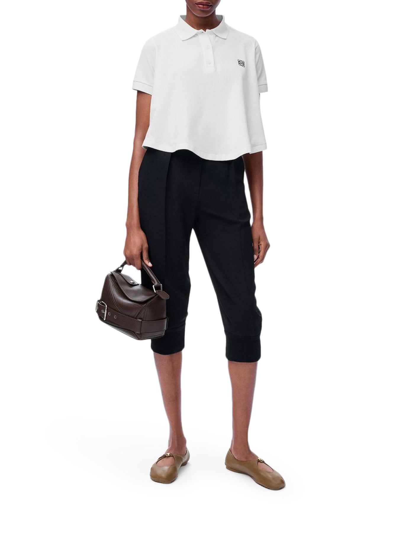 TRAPEZE POLO IN COTTON