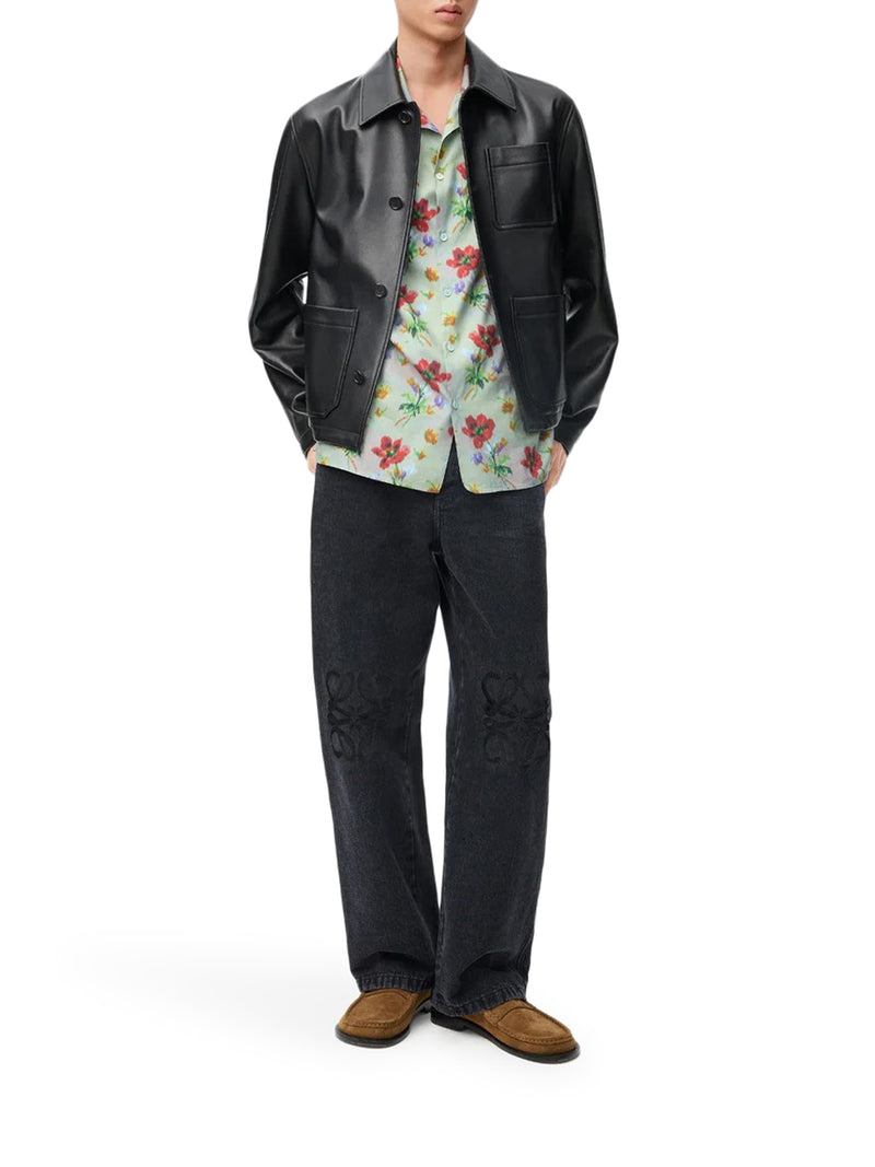 OVERSHIRT IN NAPPA LAMBSKIN – Suit Negozi Row