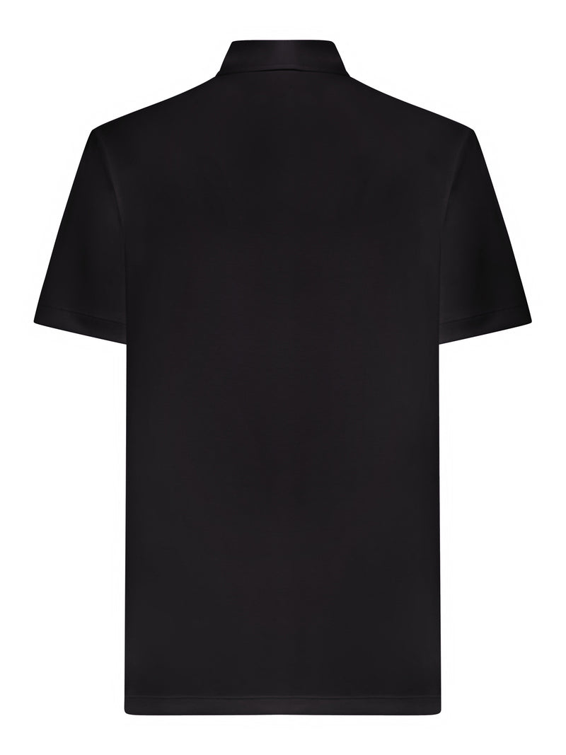COTTON POLO WITH INTERLOCK LOGO