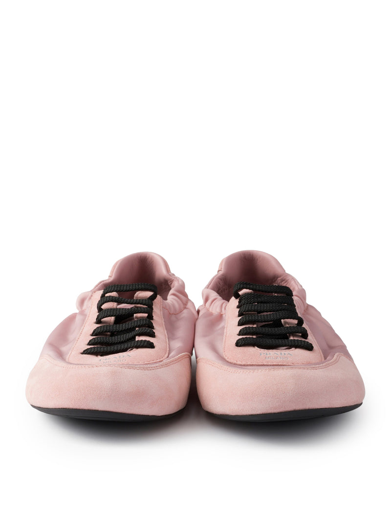 COLLAPSE SNEAKERS IN RE-NYLON AND SUEDE