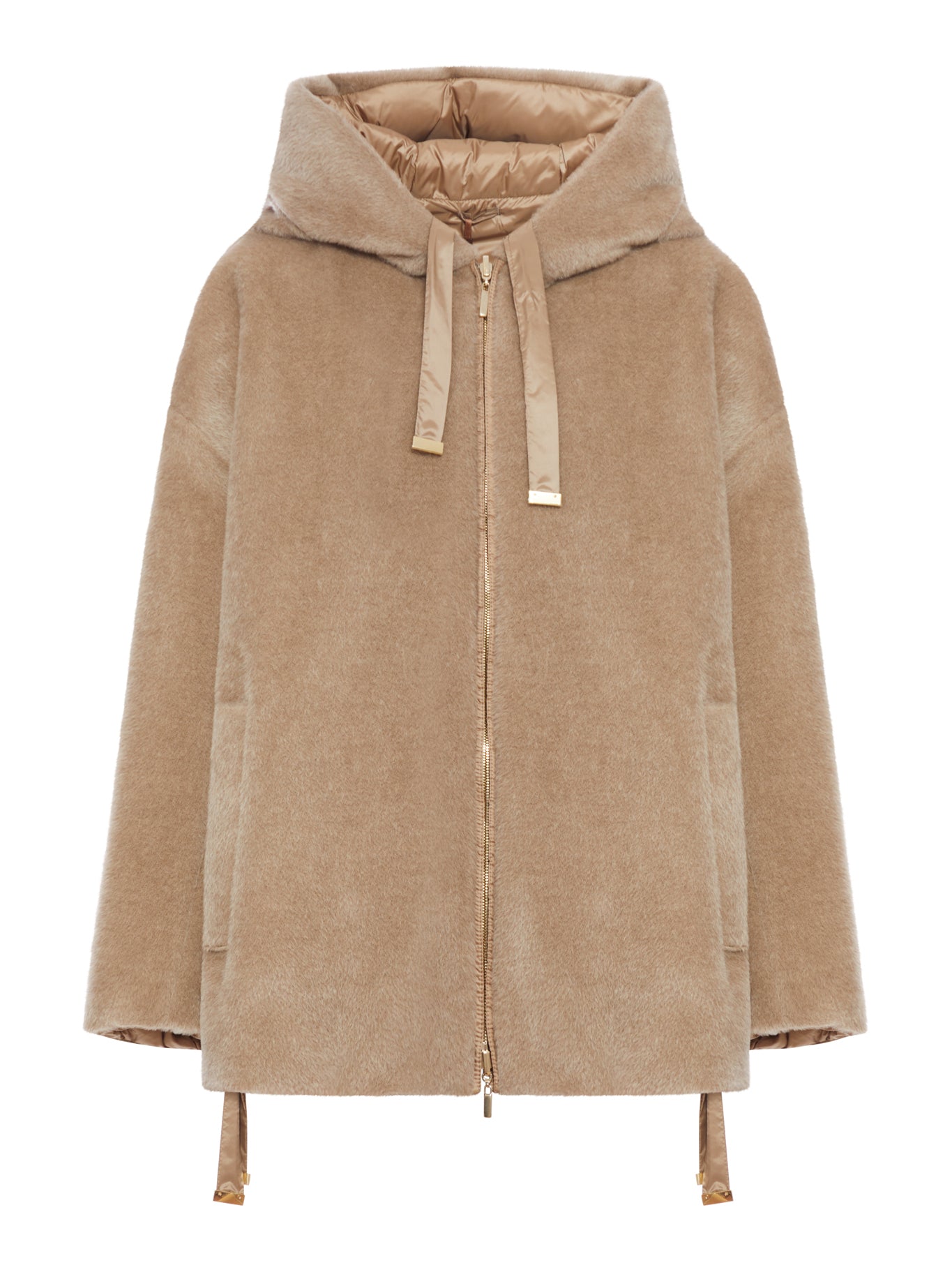 OLIVIA REVERSIBLE PADDED JACKET IN ALPACA AND WOOL