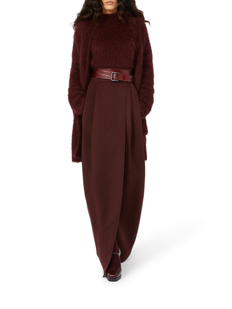 MOHAIR YARN CARDIGAN