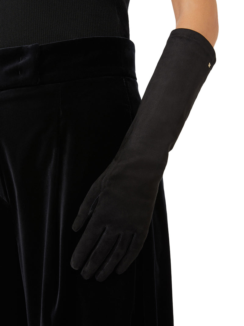 AFIDEESUEDE GLOVES IN SUEDE NAPPA