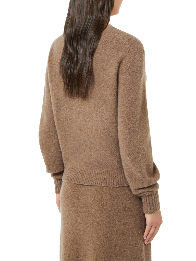 STRETCH CASHMERE YARN SWEATER