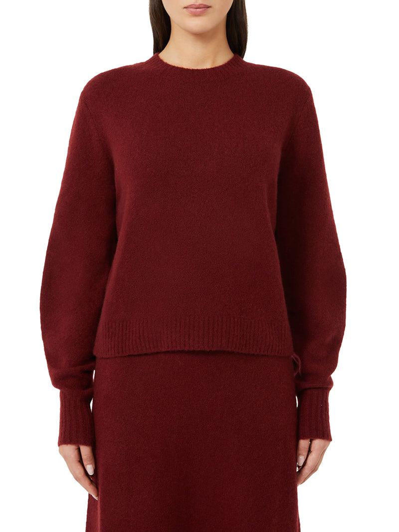 STRETCH CASHMERE YARN SWEATER