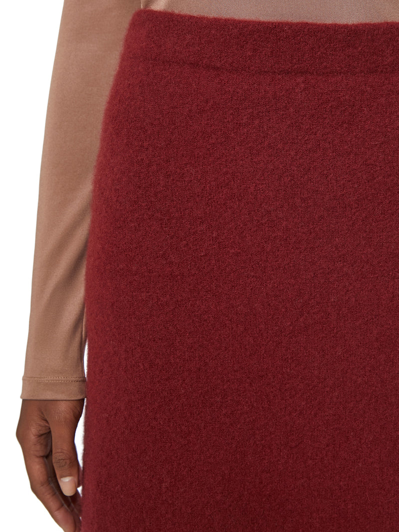 STRETCH CASHMERE YARN SKIRT