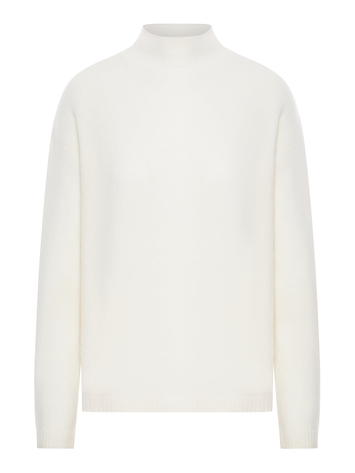 BOXY SWEATER IN STRETCH CASHMERE YARN