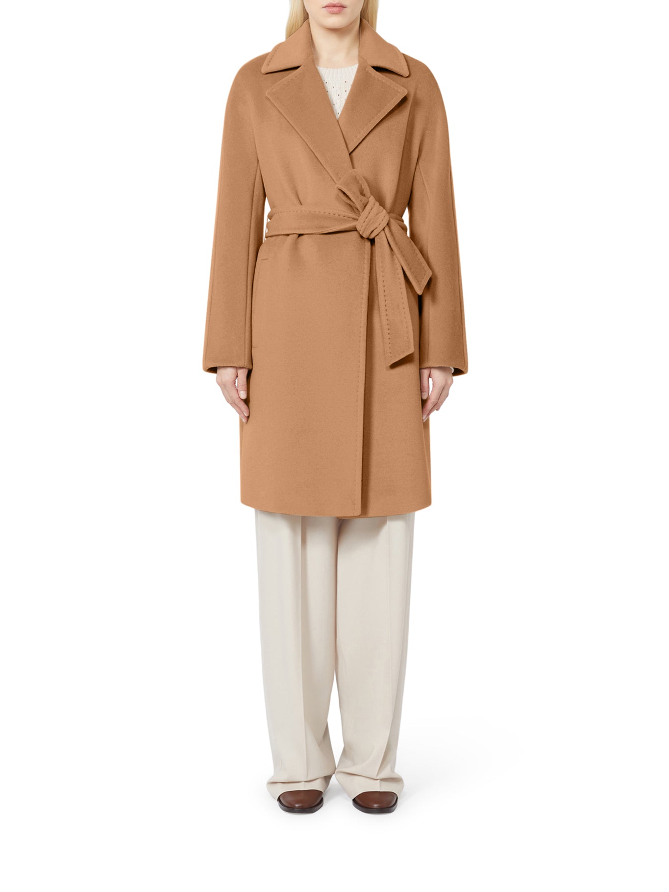 SCIRE BEAVER WOOL ROBE COAT