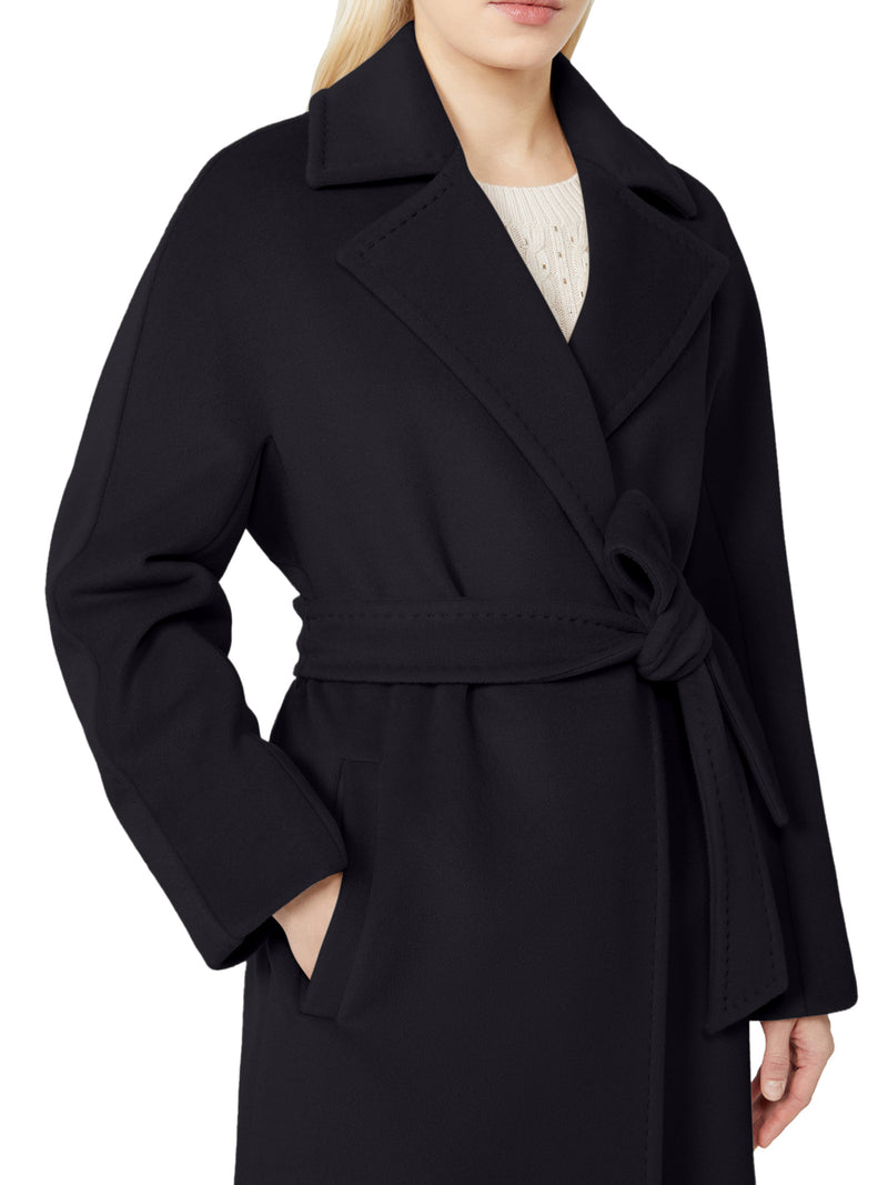SCIRE BEAVER WOOL ROBE COAT